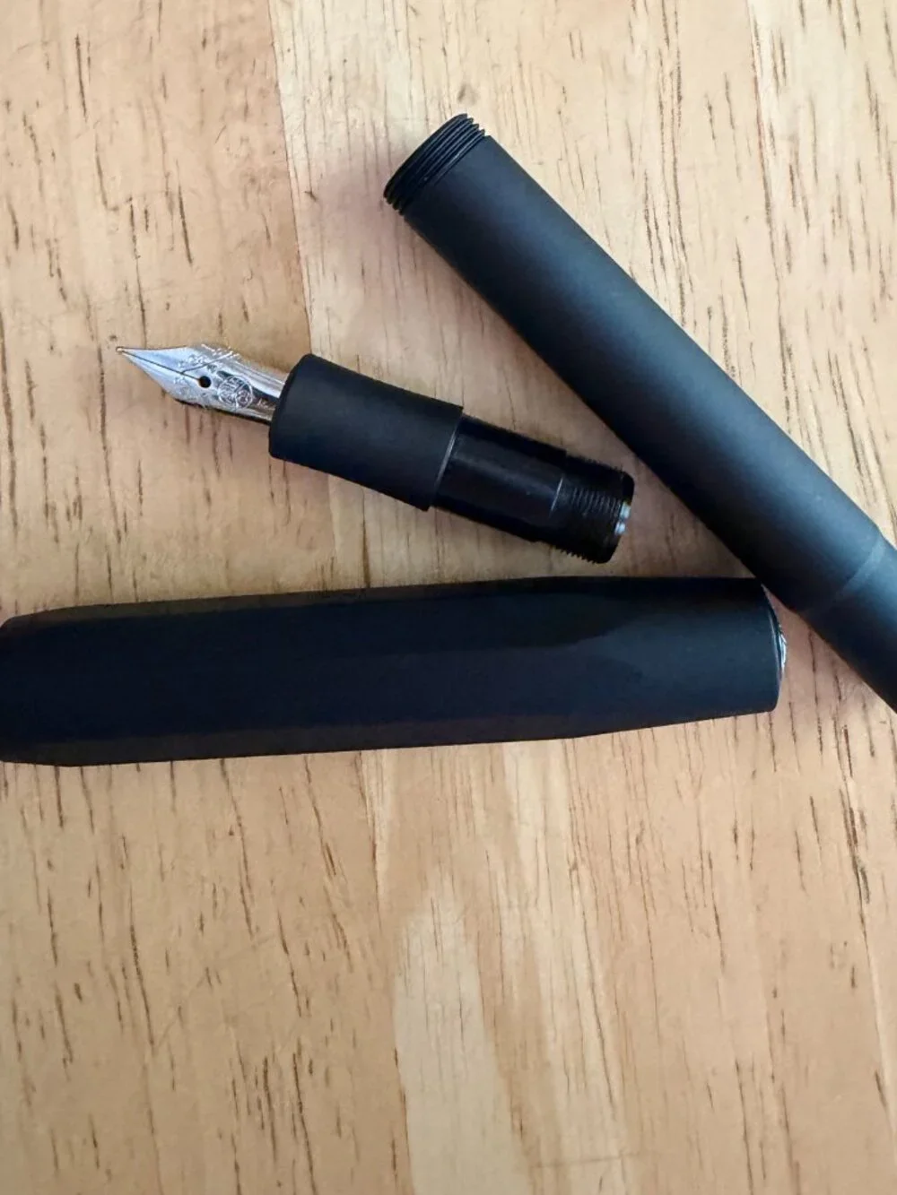 Kaweco AL Sport Fountain Pen - Black Fine Nib